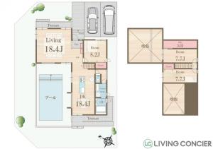 新築戸建 茂原市下太田1347 JR外房線本納駅 57800000