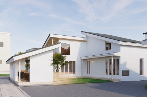 Palm Terrace Villa OHANA 完成予想図（外観）