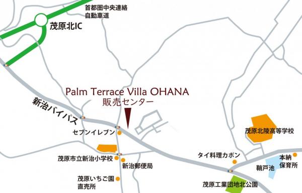 Palm Terrace Villa OHANA 現地案内図