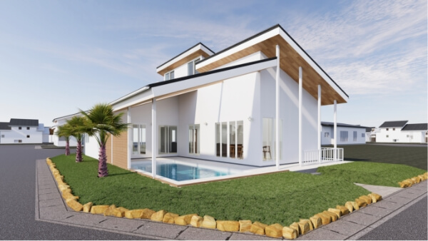 Palm Terrace Villa OHANA 完成予想図（外観）