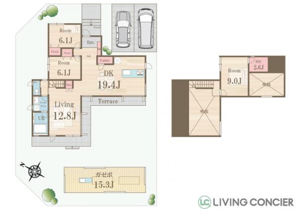 Palm Terrace Villa OHANA 間取り図