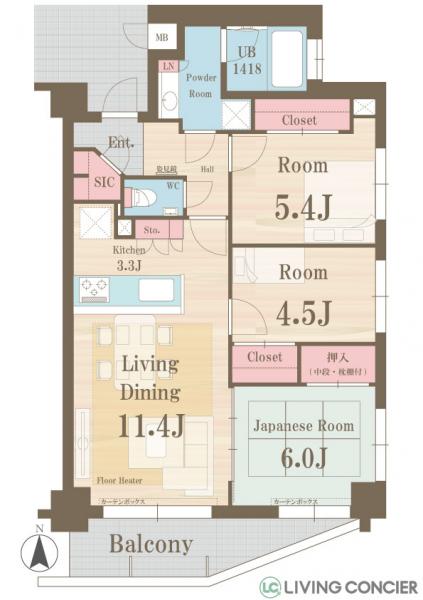 中古マンション 荒川区西尾久７丁目 JR高崎線尾久駅 7,180万円