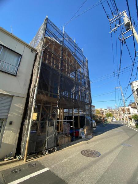 練馬区石神井台7丁目　新築戸建 前面道路含む現地写真