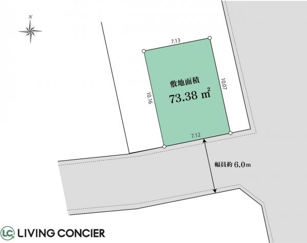 練馬区石神井台7丁目　新築戸建 区画図