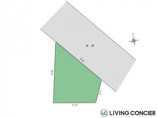 平井6丁目　土地 区画図