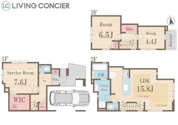 新築戸建 江戸川区下篠崎町 都営新宿線篠崎駅 6,499万円