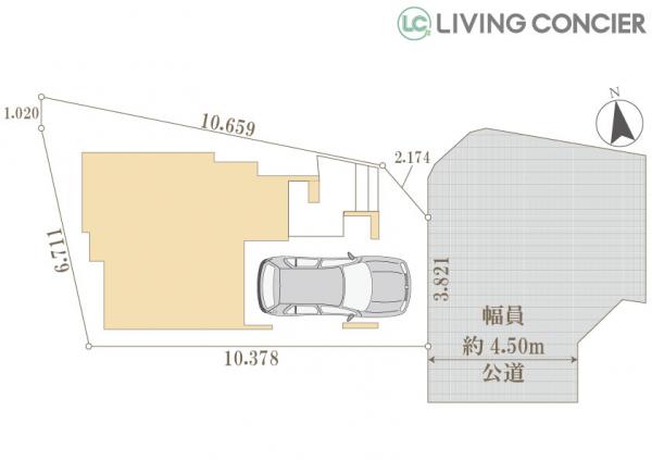 江戸川区下篠崎町 新築戸建 全体区画図