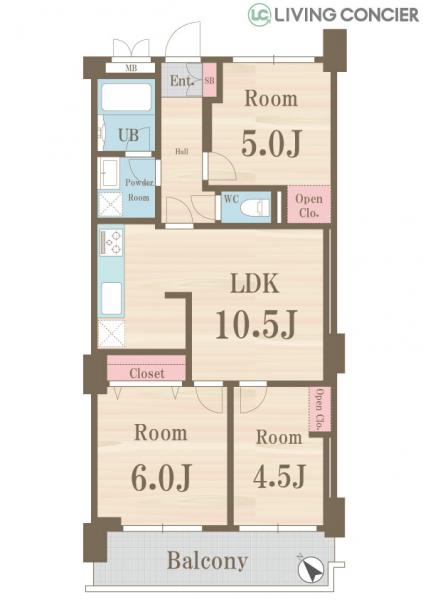 中古マンション 板橋区前野町４丁目 都営三田線志村坂上駅 3,580万円