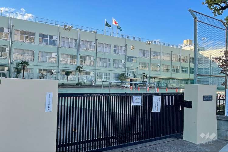 荒川区西尾久2丁目 建築条件付 売地 前面道路含む現地写真