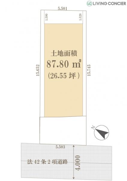 豊島区高松2丁目 中古戸建 区画図