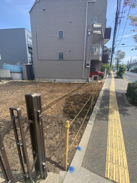 北区上中里2丁目 売地 現地土地写真