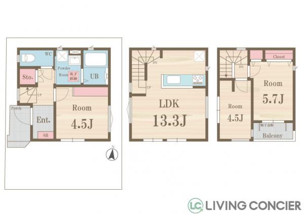 新築戸建 川口市芝下２丁目 JR京浜東北線蕨駅 2,980万円