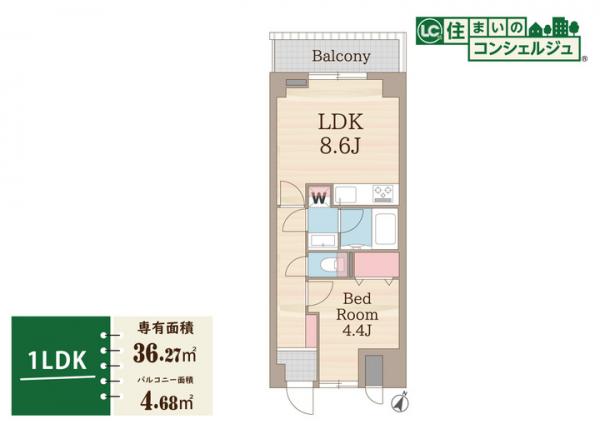 クレール久米川 間取り図