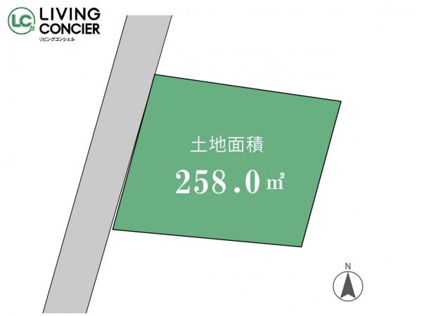 四街道市大日　土地 区画図