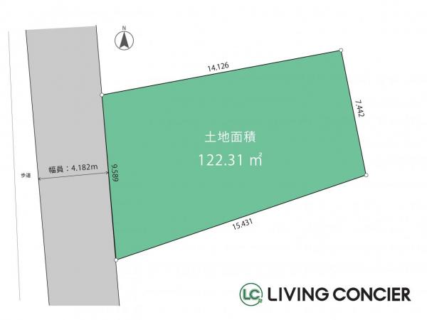 南小岩5丁目　土地 区画図