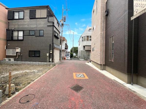 江戸川区下篠崎町土地 前面道路含む現地写真