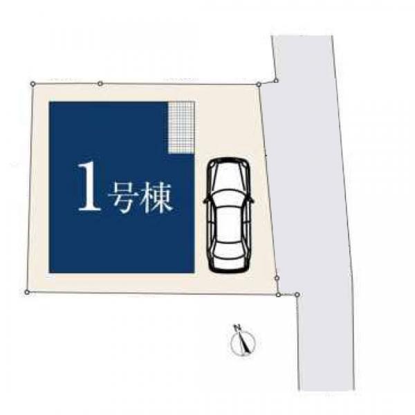 足立区関原２丁目 新築戸建 1号棟 区画図
