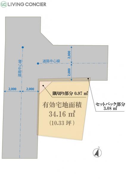西巣鴨4丁目　土地 区画図