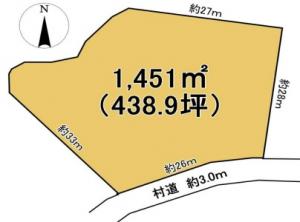 土地 稲敷郡美浦村大字土屋1985-1 JR常磐線（取手〜いわき）荒川沖駅 1300000
