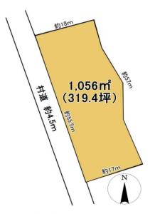 土地 稲敷郡美浦村大字土屋1985-3 JR常磐線（取手〜いわき）荒川沖駅 1000000