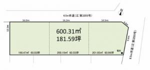 土地 稲敷市月出里565-302ほか2筆 JR常磐線（取手〜いわき）ひたち野うしく駅 2900000