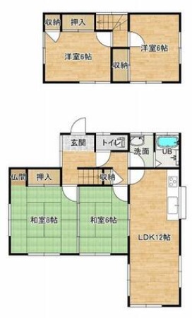 中古戸建 稲敷市江戸崎甲 JR常磐線（取手〜いわき）ひたち野うしく駅 1,198万円