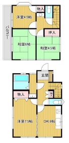 中古戸建 稲敷市蒲ケ山 JR常磐線（取手〜いわき）ひたち野うしく駅 580万円