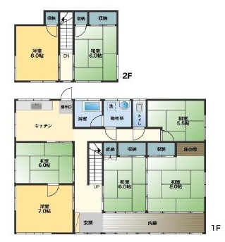中古戸建 稲敷市伊佐津 JR成田線滑河駅 450万円