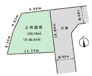 土地 稲敷市佐倉 JR常磐線（取手〜いわき）荒川沖駅 100万円
