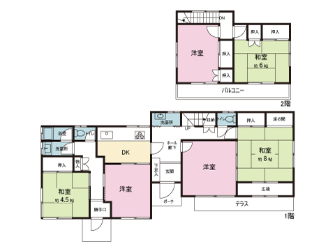中古戸建 神奈川県小田原市酒匂３丁目 JR東海道本線(東京〜熱海)鴨宮駅 1,900万円
