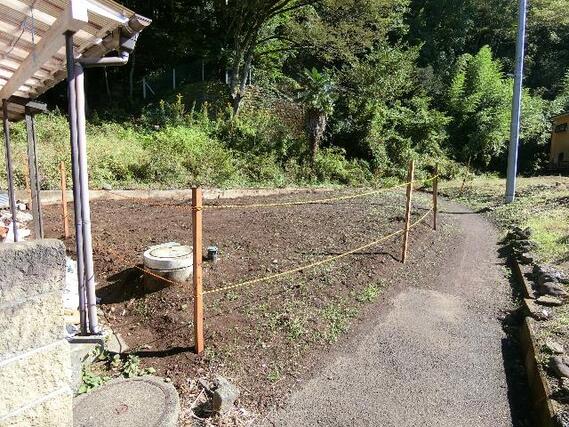 曽屋　建築条件無し売地 現地土地写真