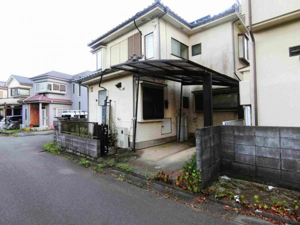 あきる野市草花　建築条件無し売地 現地土地写真