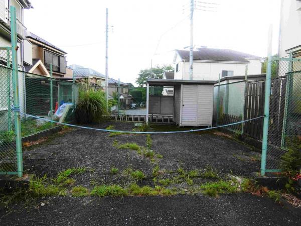あきる野市草花　建築条件無し売地 現地土地写真