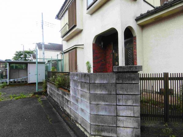 あきる野市草花　建築条件無し売地 現地土地写真