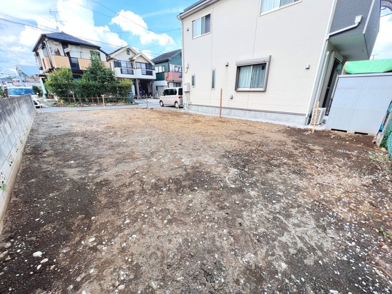 西多摩郡瑞穂町むさし野2丁目　建築条件無し売地 現地土地写真