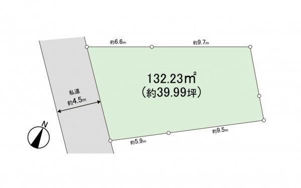土地 東京都福生市大字福生 JR青梅線福生駅 2,480万円