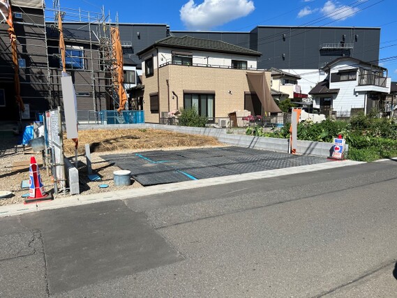 上尾市地頭方　売地　3号地 現地土地写真
