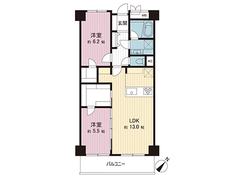 中古マンション 埼玉県北足立郡伊奈町大字小室 JR湘南新宿ライン (宇都宮逗子）蓮田駅 1,190万円