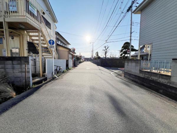 越谷市南町3丁目　建築条件無し　 現地土地写真