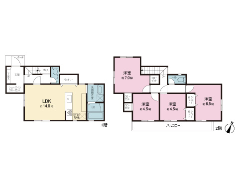 新築戸建 神奈川県横須賀市久村 京急久里浜線京急久里浜駅 2,980万円
