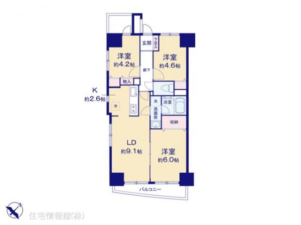 中古マンション 神奈川県横浜市鶴見区生麦３丁目 京急本線生麦駅 3,370万円