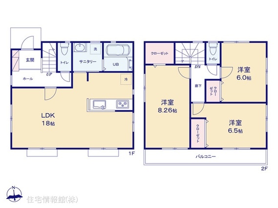 新築戸建 千葉県千葉市若葉区殿台町 千葉都市モノレールみつわ台駅 1,960万円