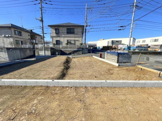 新座市畑中　売地　No.1 現地土地写真