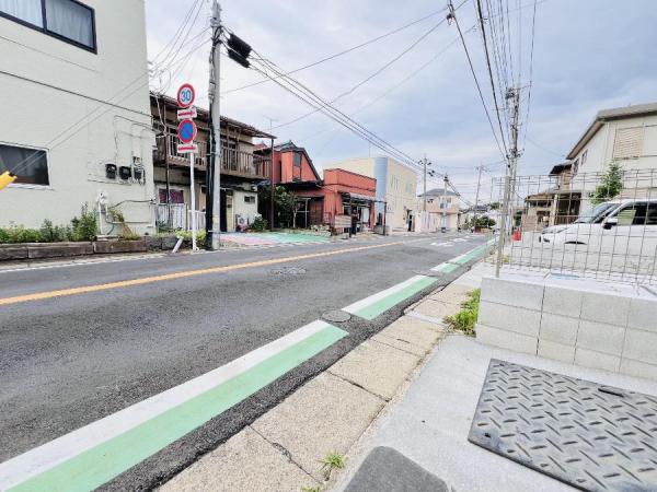 柏市中原1丁目　戸建 前面道路含む現地写真