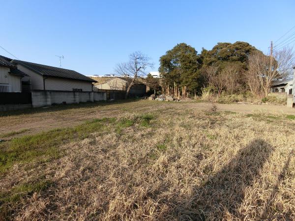 我孫子市布佐　建築条件無し売地 現地土地写真