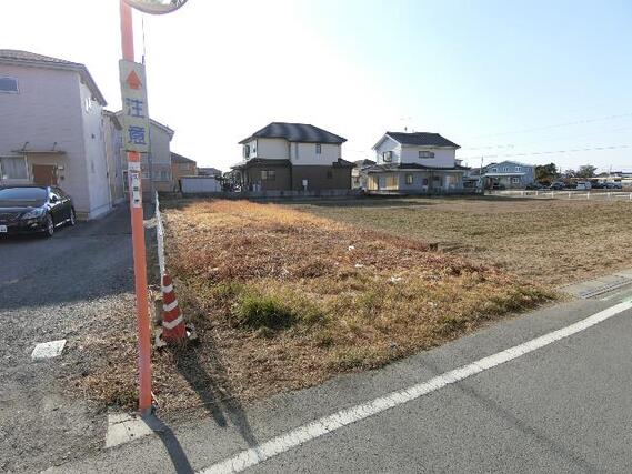 久喜市菖蒲町菖蒲　建築条件無し売地 現地土地写真