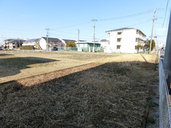 久喜市菖蒲町菖蒲　建築条件無し売地 現地土地写真