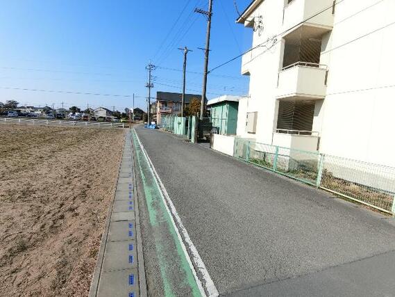 久喜市菖蒲町菖蒲　建築条件無し売地 現地土地写真