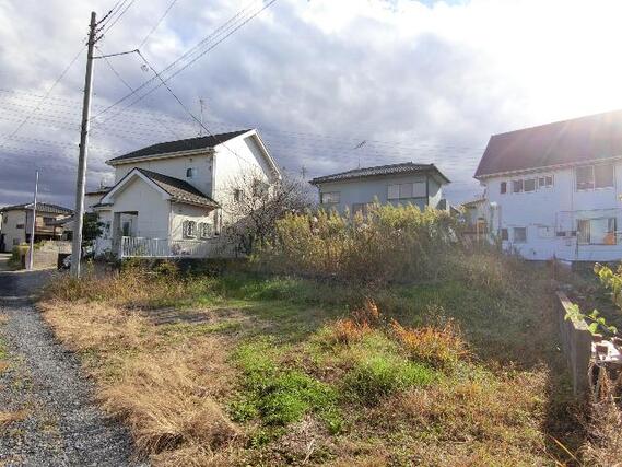 加須市馬内　建築条件無し売地 現地土地写真
