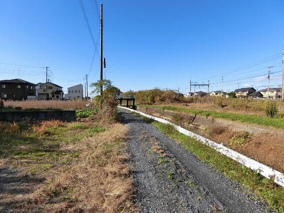 加須市馬内　建築条件無し売地 現地土地写真